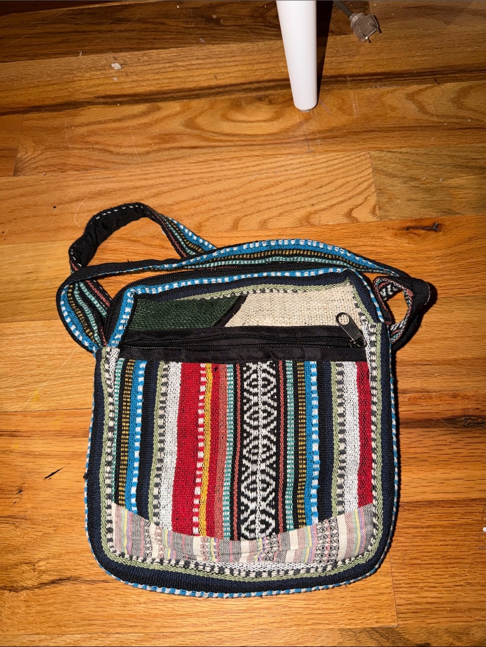 Boho Stripe Crossbody Bag in Multicolor
